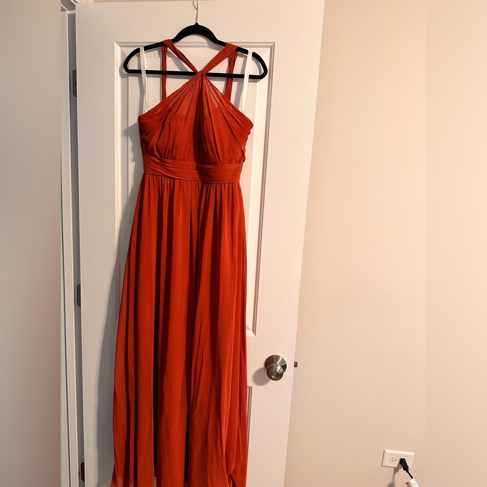 Azazie Kielle rust dress